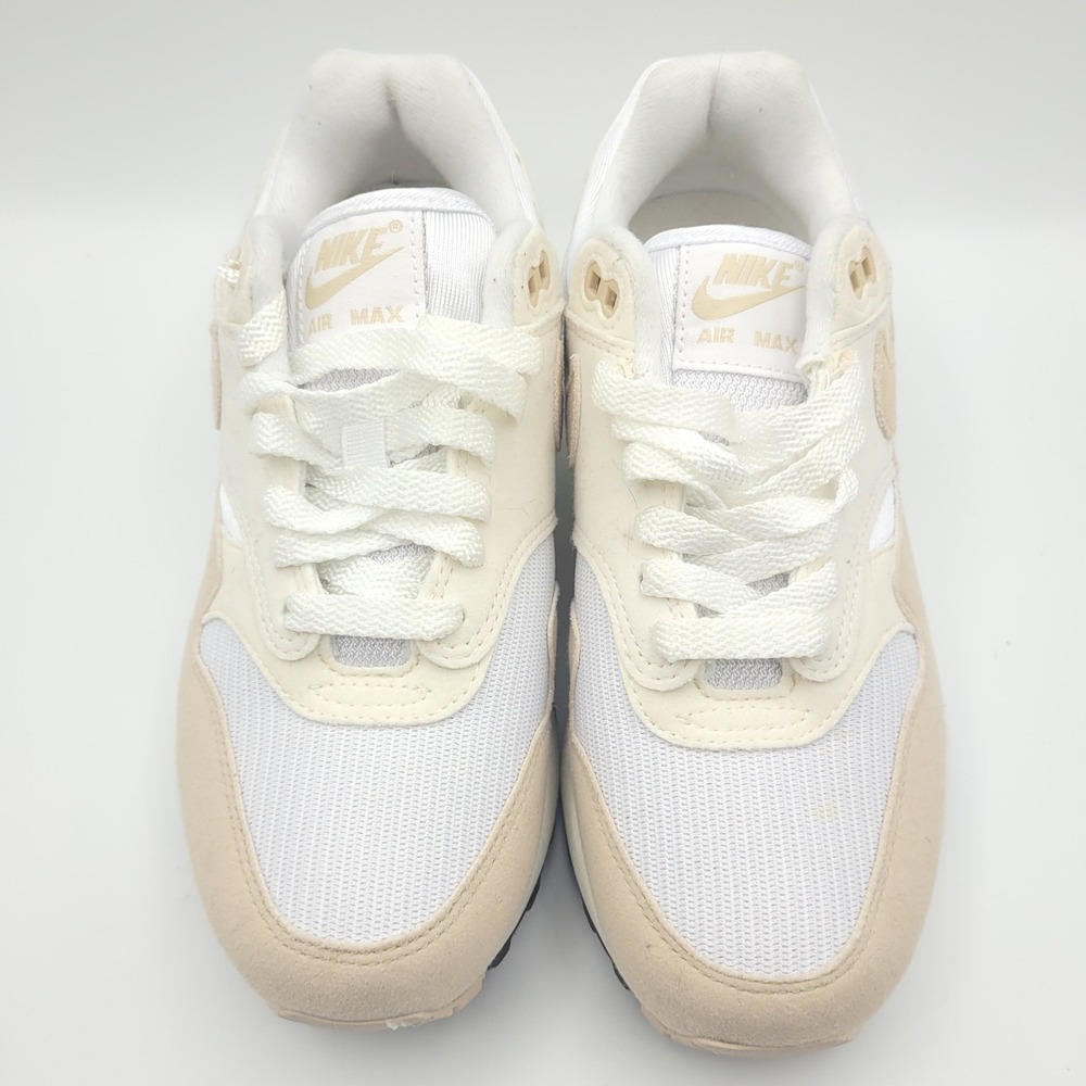 Nike Air Max 1 Sneakers Womens 6.5 Sanddrift Beige DZ2628-101 Suede Mesh - Picture 2 of 11